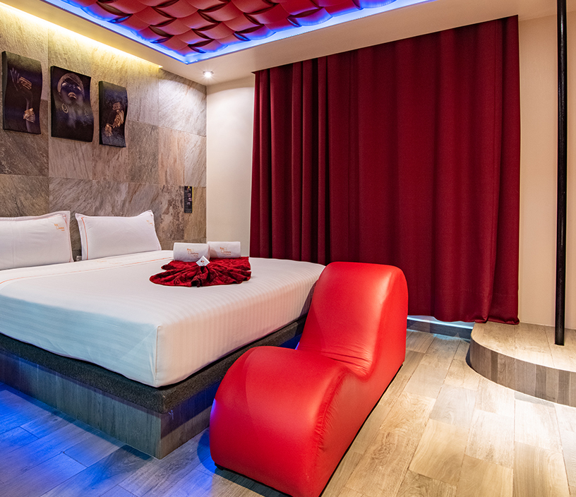 Love Hotel Live Colors, Habitación Suite con Jacuzzi